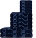 JOOP! Serviette Bleu Coton 50x100 cm Lot de 10