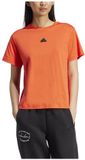 Adidas Brand Love Q3 T-shirt Dames Korte Mouwen S Katoen Oranje