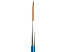 Winsor & Newton Cotman Aquarel Penseel Serie 333 Rigger Nr. 3 Synthetisch Haar Blauw/Beige Hout