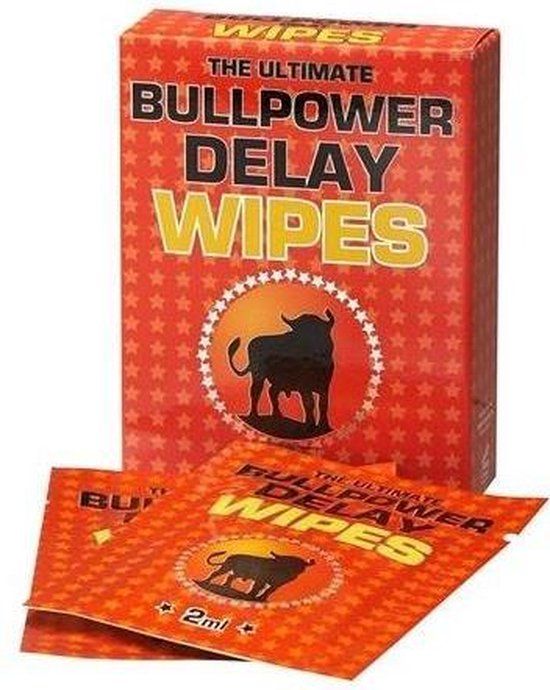 Cobeco Pharma Bull Power Delay wipes sachets 2 ml (6X2ML)