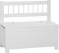 JJA Sphera Banc pour enfants avec rangement - blanc