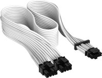 Corsair CP-8920332 - Premium Individually Sleeved 12+4pin PCIe Gen 5 12VHPWR 600W Cable - White