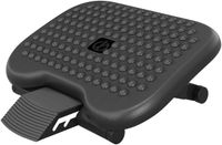 HOMCOM Voetsteun HIPS 46x35x17cm Zwart