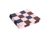 HAY Serviette Pattern Dinner Check 40x40 cm Lot de 20 Rose clair-bordeaux-noir M