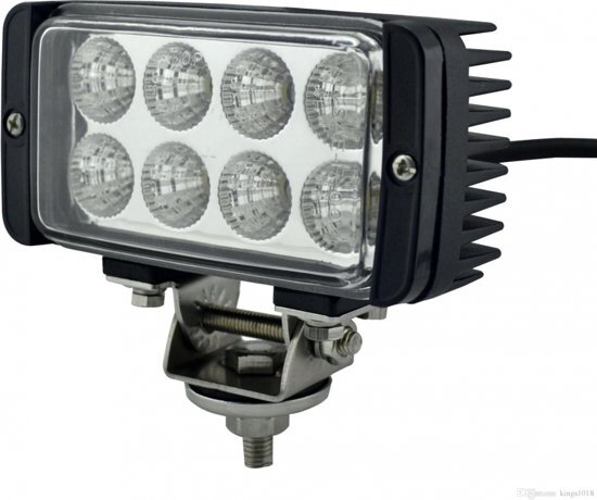 ABC-LED WIT 8 LED Schijnwerpers Spot