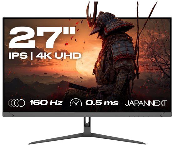 JAPANNEXT Gaming Monitor 27" 4K 160Hz 0.5ms