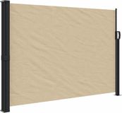 vidaXL Windscherm uittrekbaar 140x600 cm beige