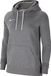 Nike Dames Sweater Met Capuchon W Nk Flc Park20 Po Hoodie, Kolen Heathr/Wit/Wit, CW6957-071, XL