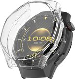 Strap-it TPU Beschermhoesje – Transparant, Lichtgewicht, Krasbestendig – Transparent – geschikt voor Huawei Watch GT 6 Pro