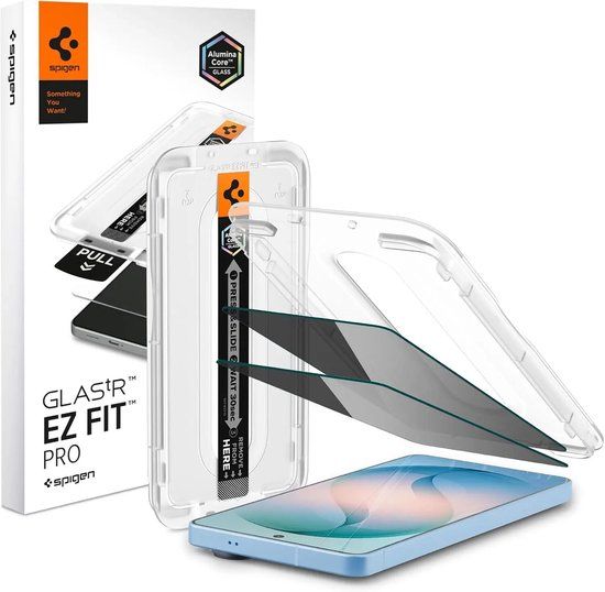 Spigen Screen Protector Geschikt voor Samsung Galaxy S26 Plus - EZ Fit GLAS.tR - 9H Tempered Glass - Case Friendly - Gemakkelijke Installatie - 2-Pack