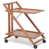 Foppapedretti Serveerwagen Sprint Walnoot