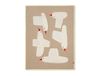 Ferm Living Couverture matelassée Bird Beige