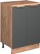 Vicco Uitbreidingskast Rion, Antraciet-goud/Goudkleurig Eiken, 60 x 46 cm