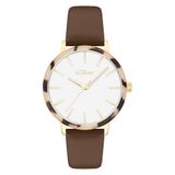 s.Oliver montre pour femme - Rond - Gold - 31,5 mm