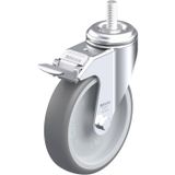 Blickle LKRA-TPA 126G-FI-GS12 Zwenkwiel met rem Wieldiameter: 125 mm Draagvermogen (max.): 120 kg 1 stuk(s)