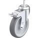 Blickle LKRA-TPA 126G-FI-GS12 Zwenkwiel met rem Wieldiameter: 125 mm Draagvermogen (max.): 120 kg 1 stuk(s)