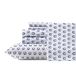 Wrangler Kingsize lakenset, zijdeachtige en lichtgewicht beddengoedset, geïnspireerd op Yellowstone, casual woondecoratie (hoefijzer-stippen, marineblauw)