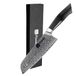 KENSAKI Santoku Mes Damascus stalen keukenmes Japanse stijl gemaakt van 67 lagen Damaststaal — Kona-serie