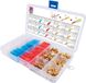 TRU COMPONENTS T1711C001 Assortiment de cosses plates (femelles) 320 pièces