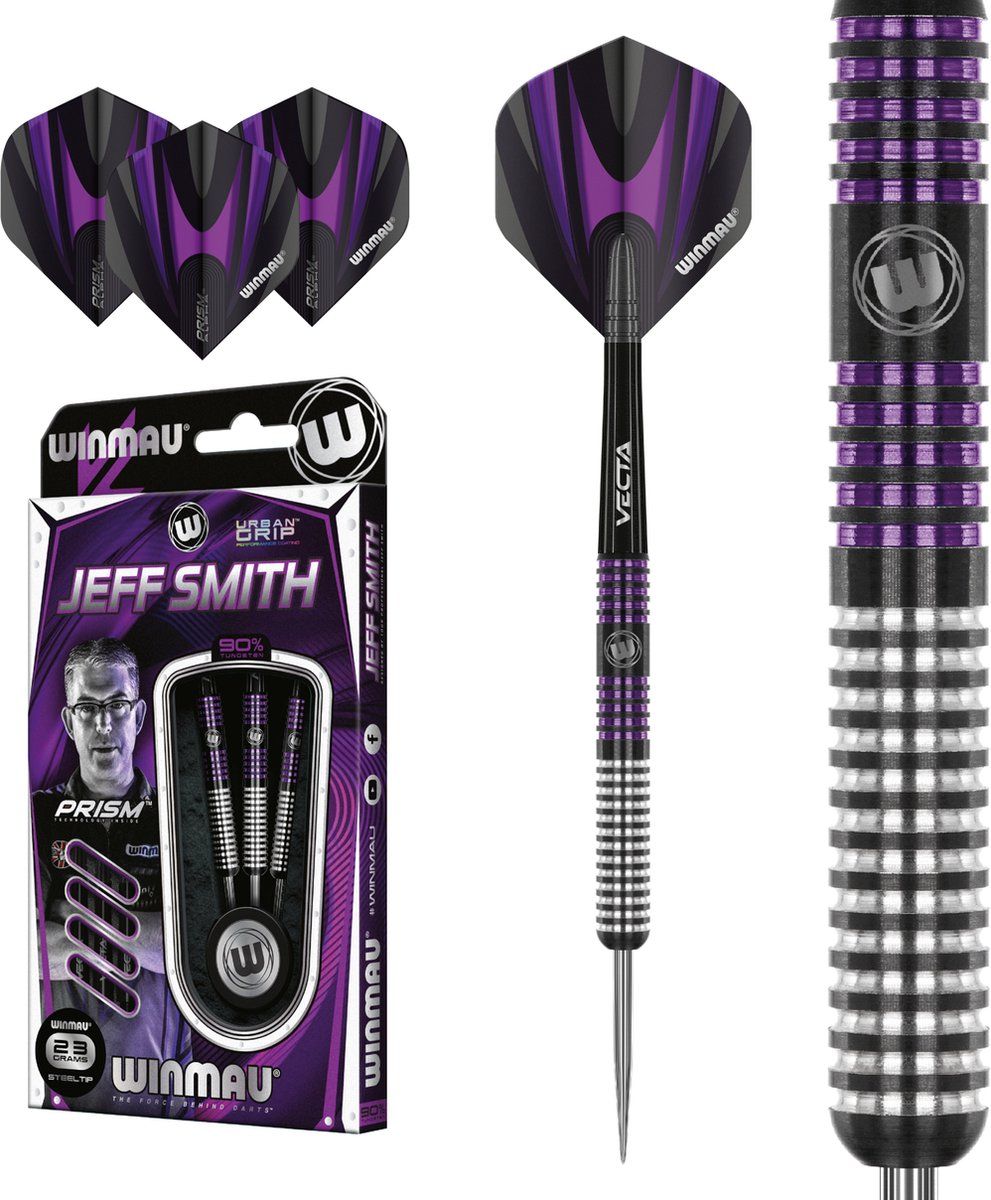 WINMAU Jeff Smith Special Edition 90% - Dartpijlen - 23 Gram