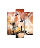 Homemania Wandfoto, 3-delig, natuur en landschappen per woonkamer, slaapkamer, meerkleurig, 57 x 0,3 x 60 cm, HM203MDF270, MDF