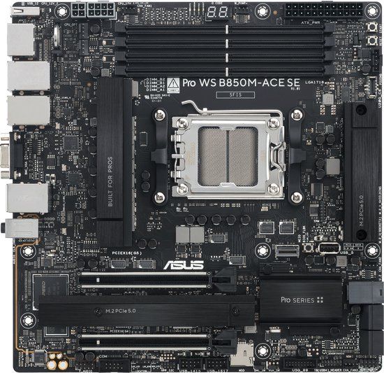 ASUS PRO WS B850M-ACE SE AMD B850 Socket AM5 micro ATX