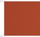 Auvent vertical 100x1000 cm tissu oxford couleur terre cuite