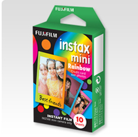 Fujifilm Instax Mini Rainbow Instant Film - 10 Exposures