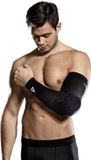 Manchette de compression coude noir coton