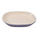 Nobby 82449 Jada keramische kattenschaal, 16 x 12 x 2,5 cm, 0,10 liter, paars/crème