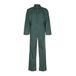 Planam 139024 overall met ritssluiting onder poot middelgroen