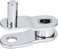 KMC Halve verbindingsschakel 3/32" - Single speed - Antiroest - Zilver