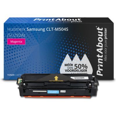 PrintAbout CLT-M504S Toner Magenta Compatible with Samsung Printers