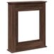 vidaXL Haardombouw 75x20x87,5 cm bewerkt hout bruin eikenkleurig