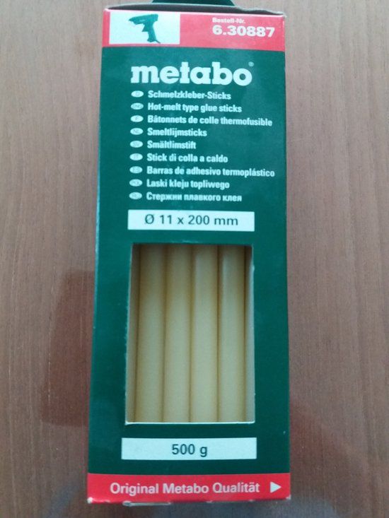 Metabo Smeltlijmpatronen lichtgeel 500 gr.