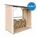 Timbela M984-HARVEST HONEY - LP SmartSide Houtopslag - 2,54 m² - Abri pour bois de chauffage avec ~4,4 m³ de capacité de stockage