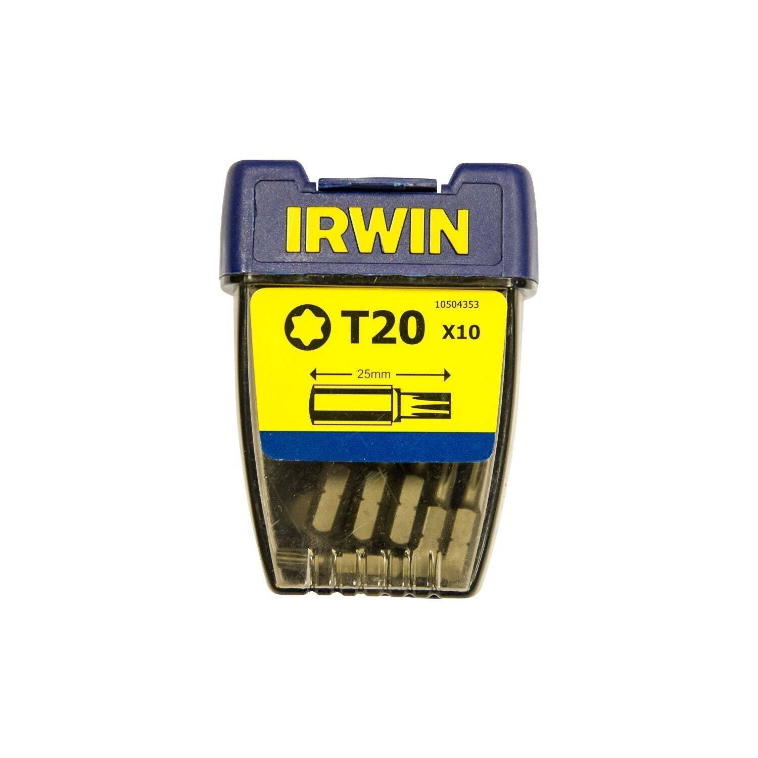 IRWIN Torx T20 - 1/4”/25 mm - 10 stuks - 10504353