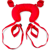 LOVE AND VIBES Menottes bondage chevilles et poignets avec coussin