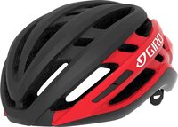 Giro Agilis MIPS Racefiets Helm - Unisex - Zwart/Rood/Wit - Maat L