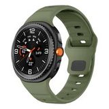 Samsung Wave siliconen band - Donkergroen - Galaxy Watch 8 - 40mm / 44mm