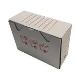 KANTOOR IDMENAGE 12 stuks archiefdozen 335 x 80 x 245 mm, wit en rood