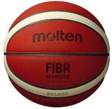 Molten BG5000 B6G5000 - Matchbasketbal voor Dames, Maat 6, Oranje/Creme/Zwart