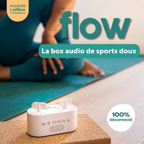 MORPHEE Box Flow - Audiocoaching - 256 sessies yoga, pilates, stretchen - 10 tot 40 minuten