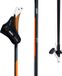 Swix CT3 Nordic Walking Stokken 100 – Lichtgewicht 80% Carbon – Unisex – Zwart/Wit/Oranje – Per Paar