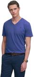 Superdry Classic Cotton Linen Vee T-shirt M1012391a K5b Serge Blue Heren Maat XXL
