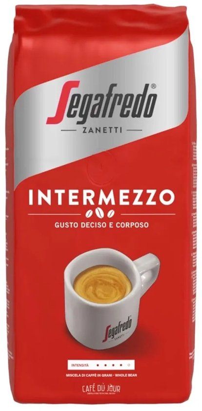 Segafredo Intermezzo - 1 kg Koffiebonen - Blend Arabica/Robusta - Medium gebrand
