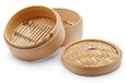 3-delige Oosterse bamboe stoommand, 3 stuks, 25 cm