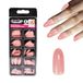 Glam'Up Paris Kunstnagels, volledige afdekking, eenvoudig te gebruiken, 100 stuks, amandelvorm, nr. 174, roze