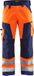 Blåkläder Werkbroek High Vis zonder spijkerzakken 1566-1811 - High Vis Oranje/Marineblauw - C46