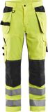 Blåkläder Werkbroek High Vis met ventilatie 1565-1811 - High Vis Geel/Zwart - D104